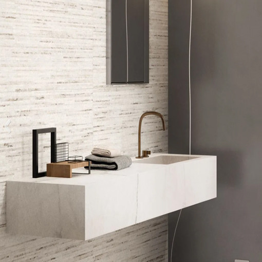 Tele di Marmo Reloaded Calacatta Doghe Deco